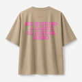 T-Shirt Oversize Sand - Me Rehuso