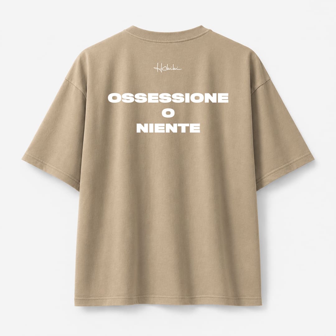 T-Shirt Oversize Sand - Ossessione