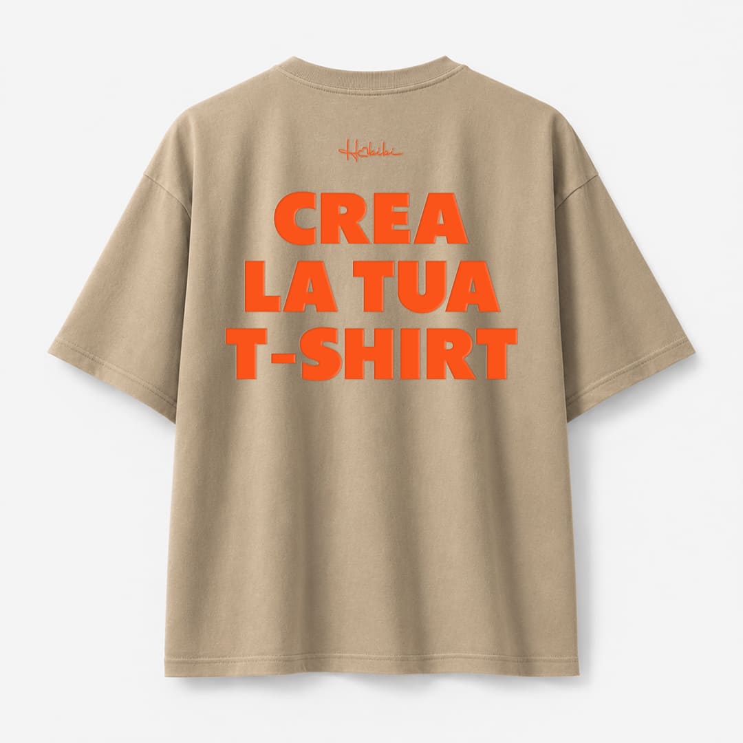 CREA LA TUA T-Shirt Oversize Core