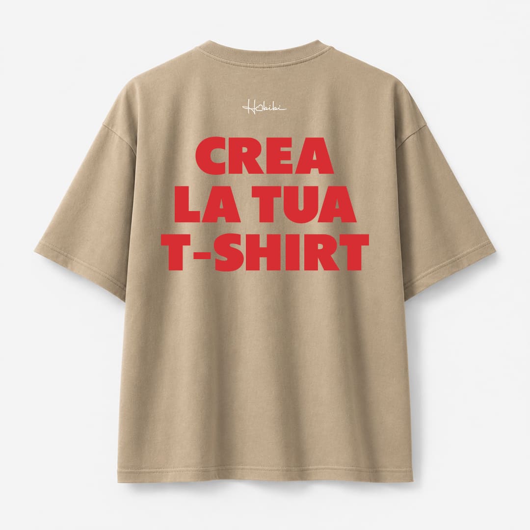 CREA LA TUA T-Shirt Oversize Core
