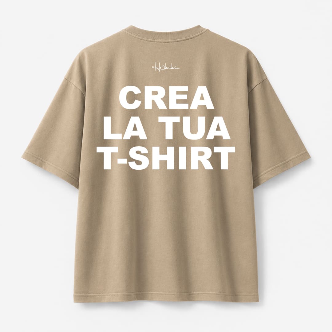 CREA LA TUA T-Shirt Oversize Core