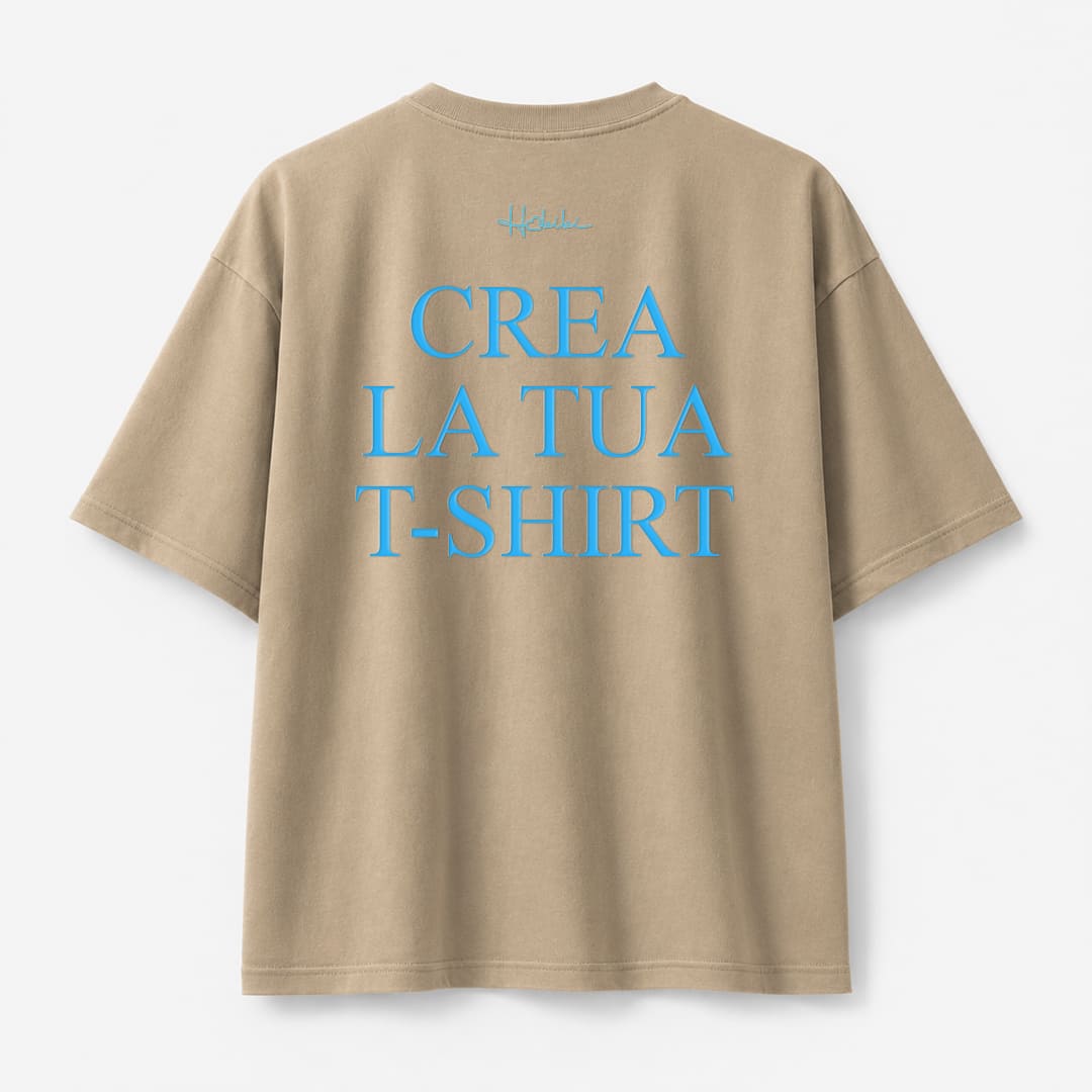 CREA LA TUA T-Shirt Oversize Core
