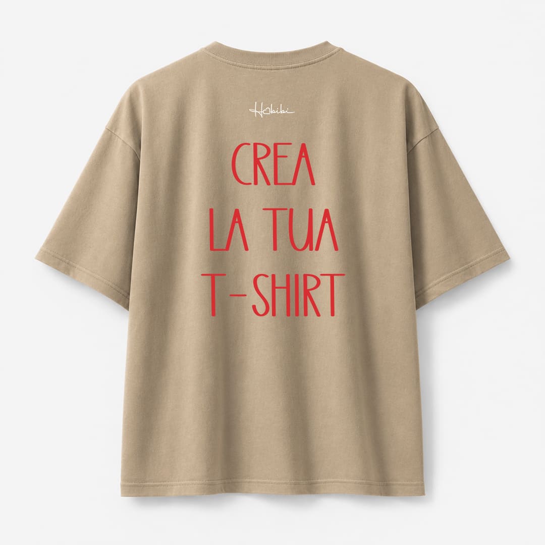 CREA LA TUA T-Shirt Oversize Core