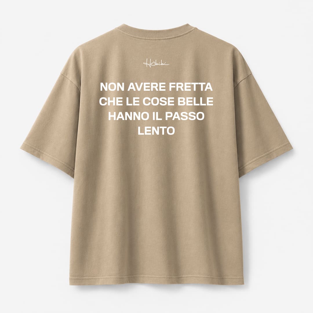 T-Shirt Oversize Core - Passo Lento