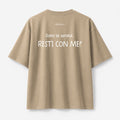 T-Shirt Oversize Sand - Resti Con Me