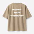 T-Shirt Oversize Sand - Therapist