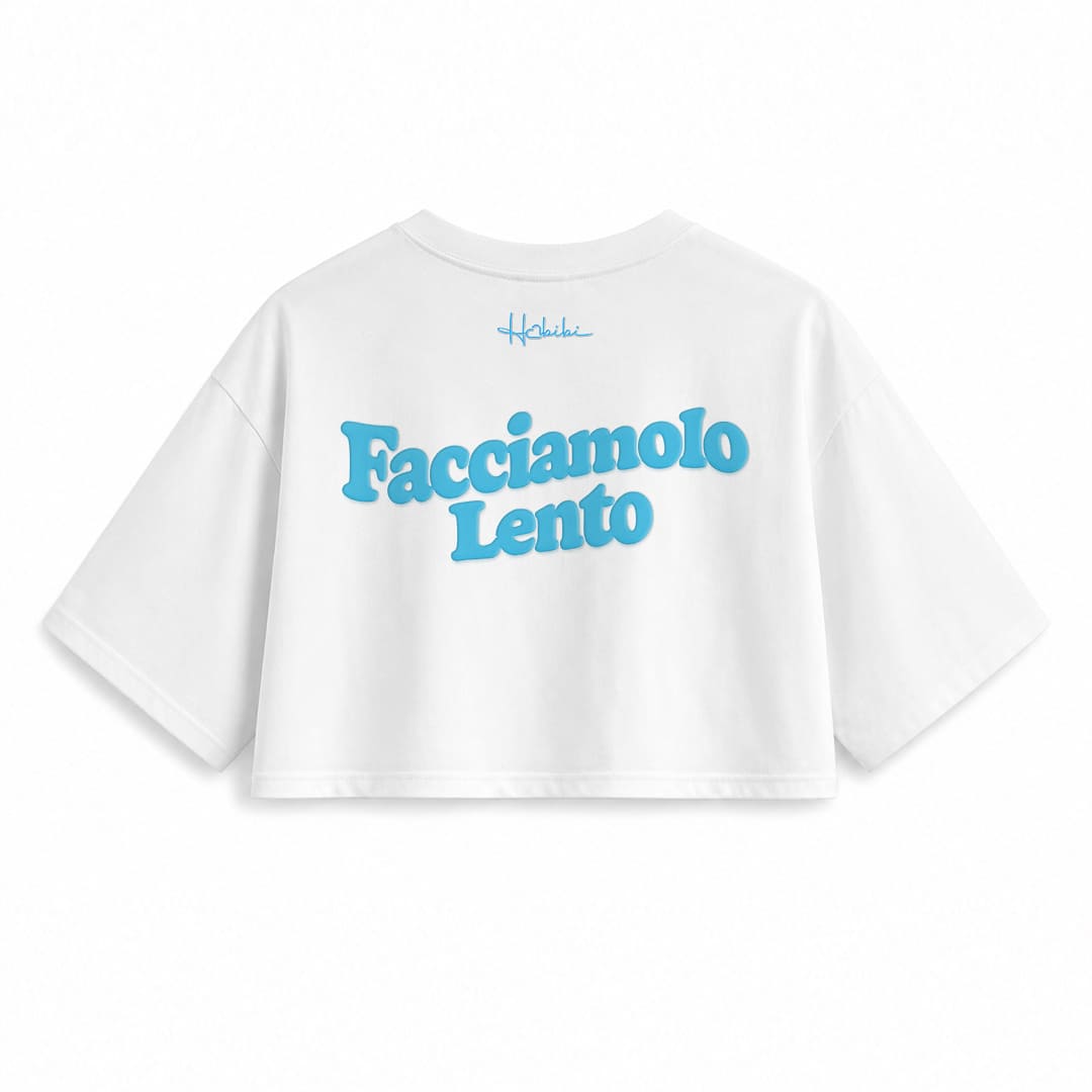 T-Shirt Crop Club - Facciamolo Lento