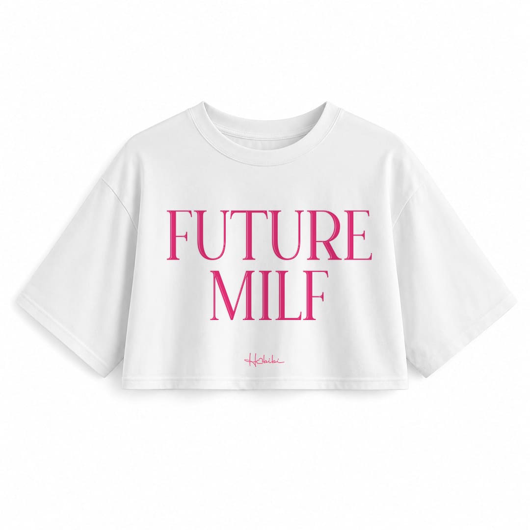 T-Shirt Crop Club - Future Milf