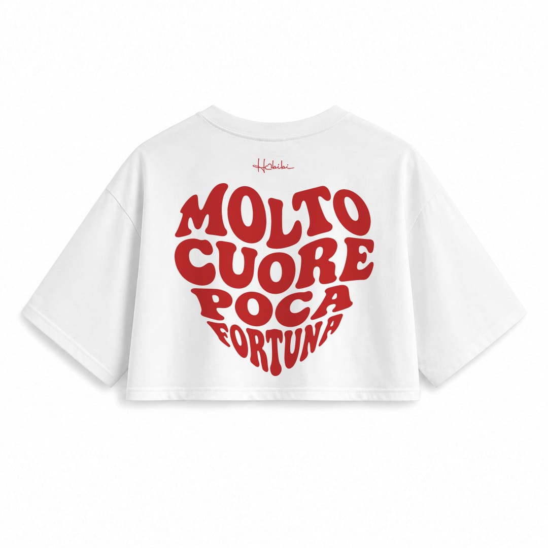 T-Shirt Crop Club - Molto Cuore