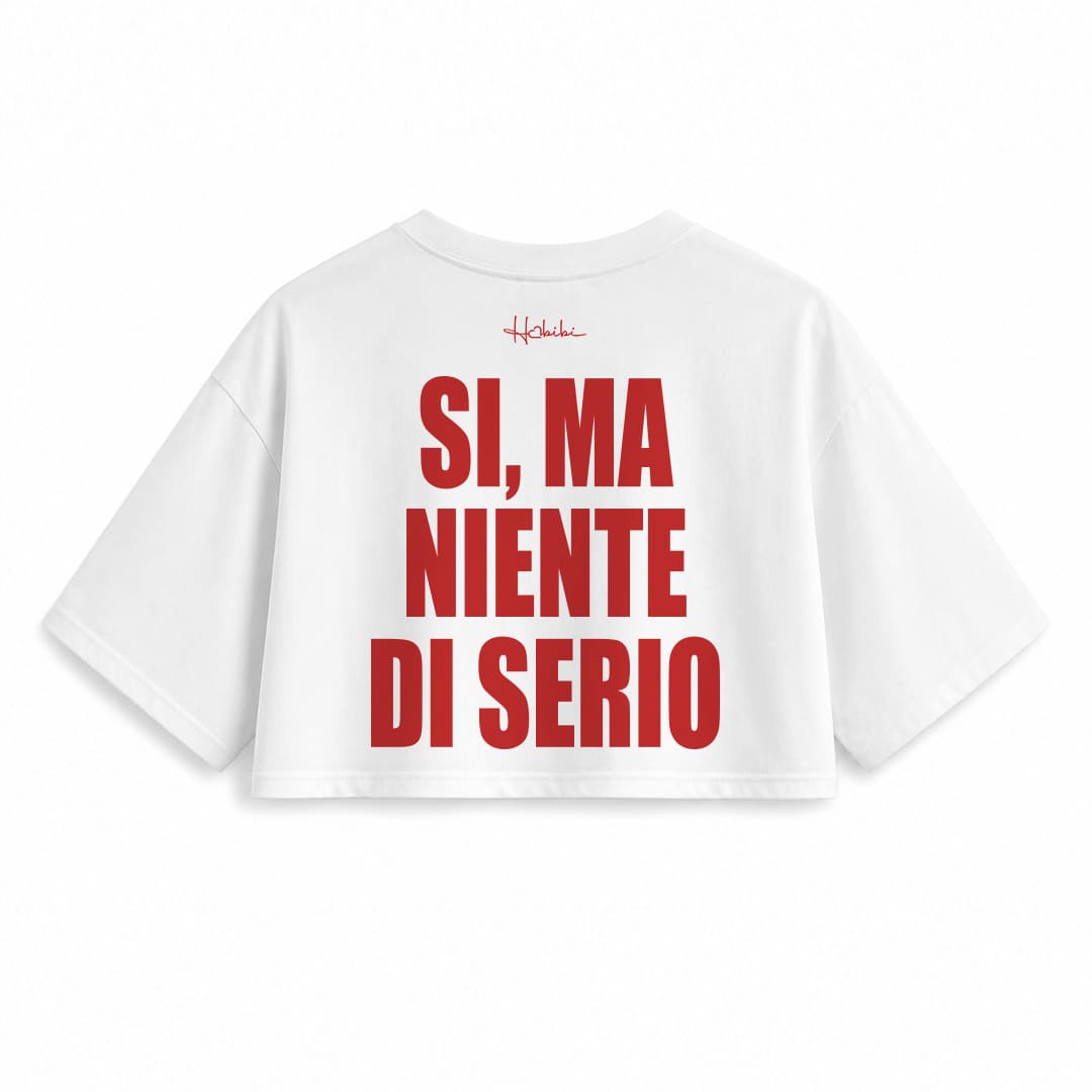 T-Shirt Crop Club - Niente Di Serio