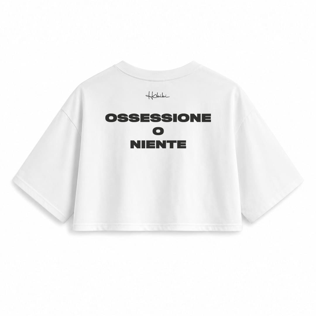 T-Shirt Crop Club - Ossessione