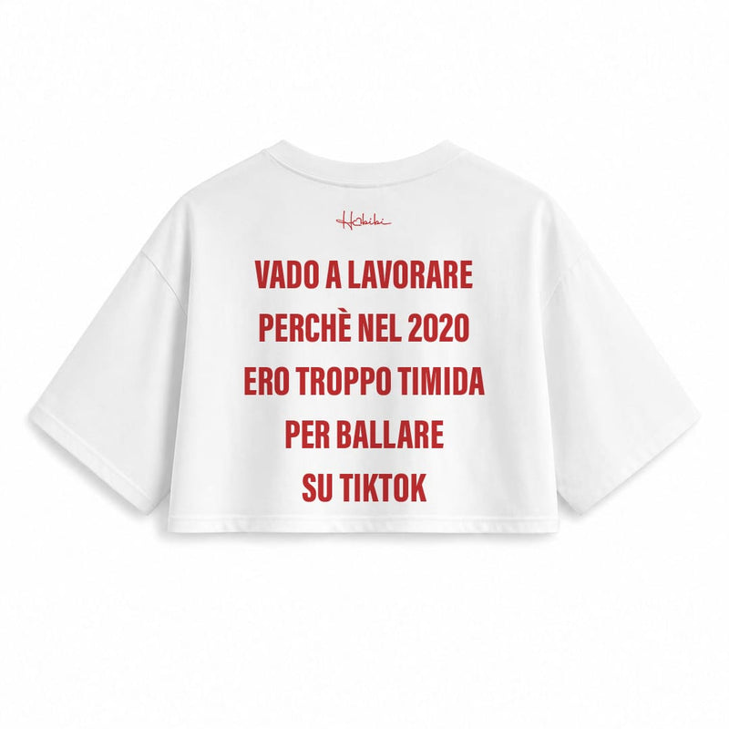 T-Shirt Crop Club - Timida