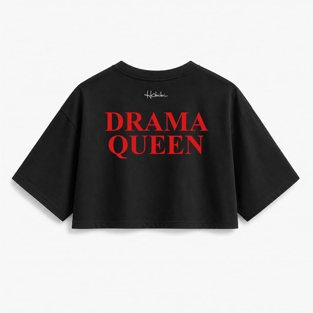 T-Shirt Crop Club - Drama Queen