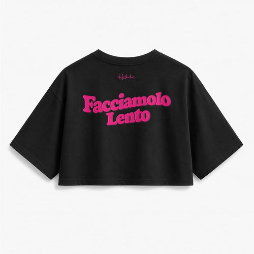 T-Shirt Crop Club - Facciamolo Lento