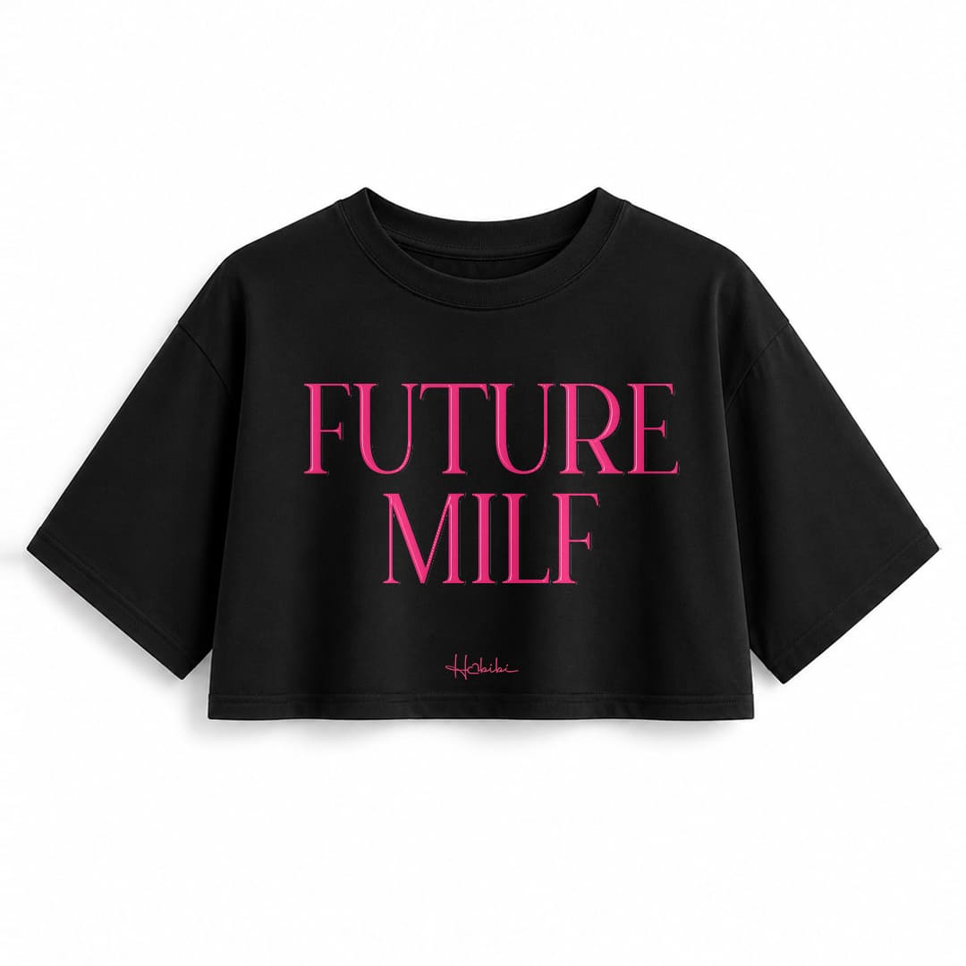 T-Shirt Crop Club - Future Milf