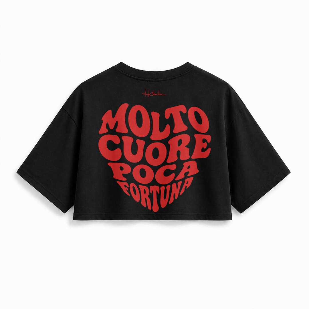 T-Shirt Crop Club - Molto Cuore