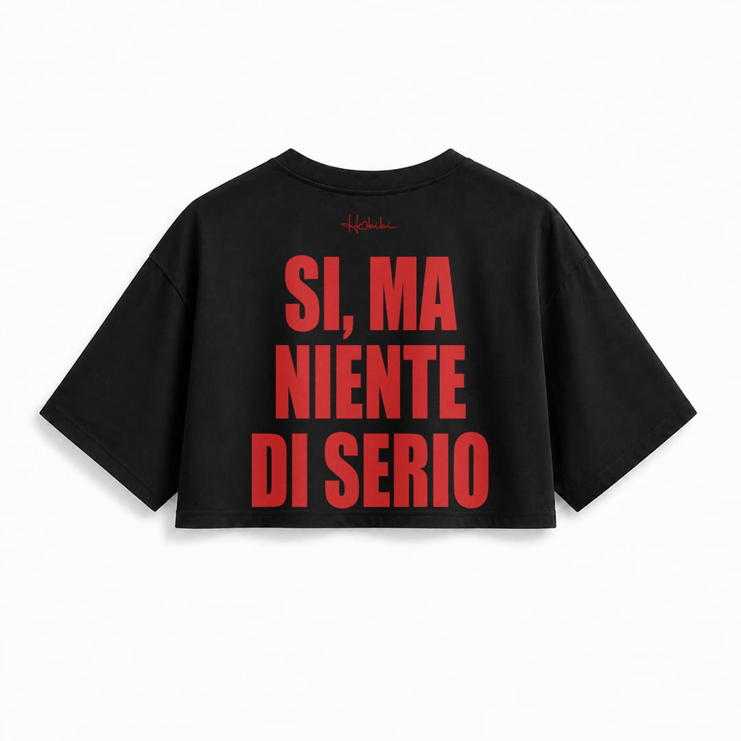 T-Shirt Crop Club - Niente Di Serio