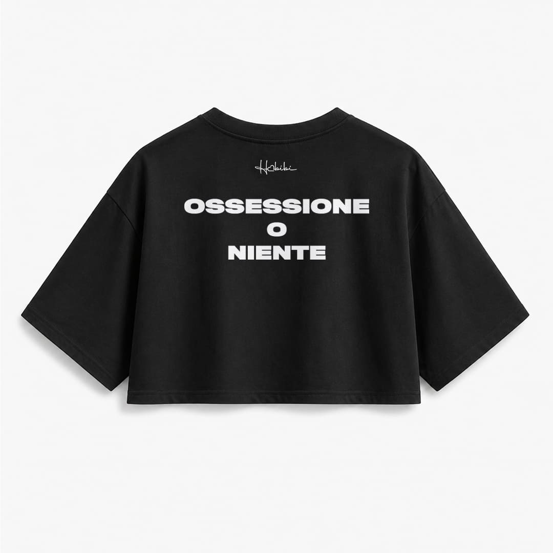 T-Shirt Crop Club - Ossessione