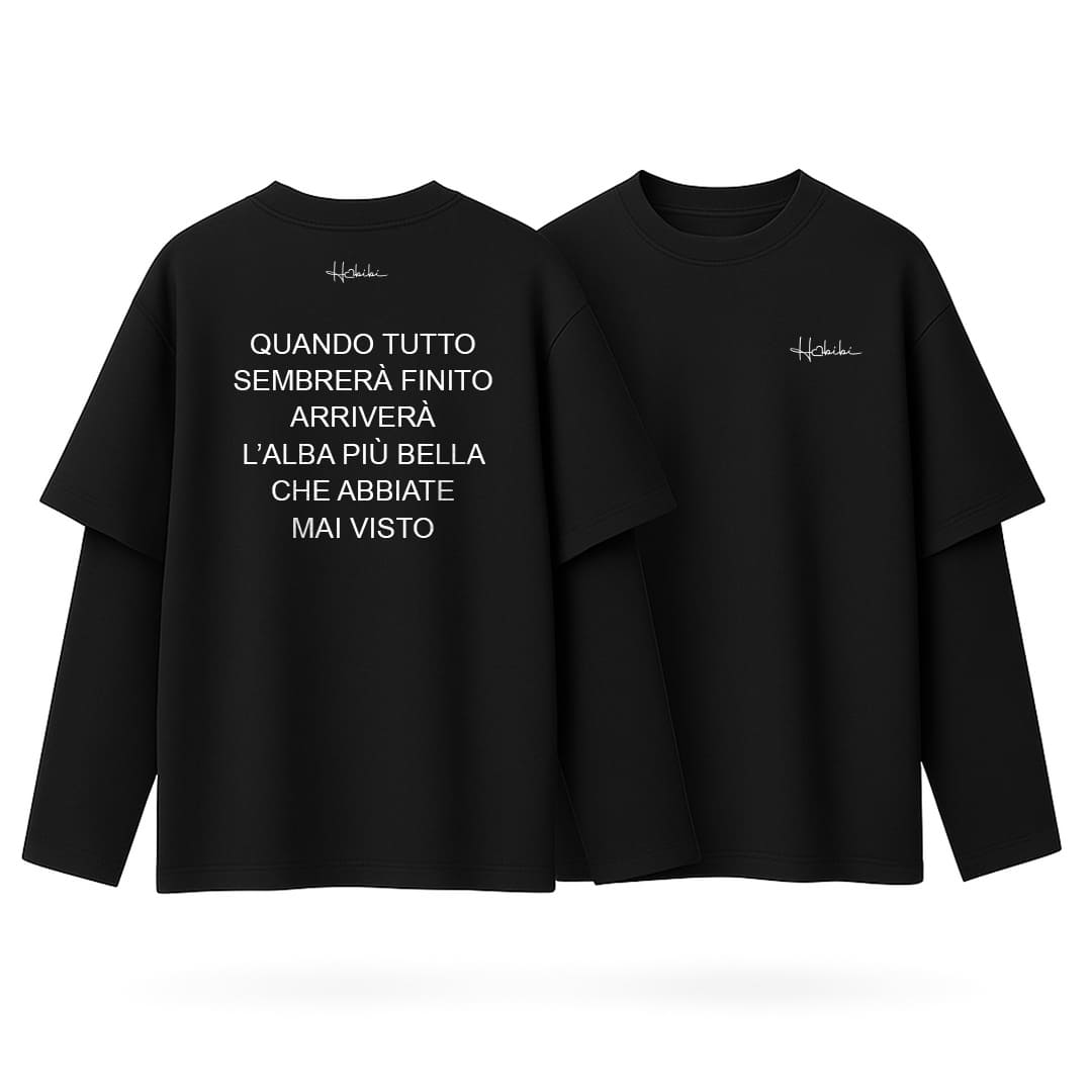 T-Shirt Over Long-Sleeve Alba