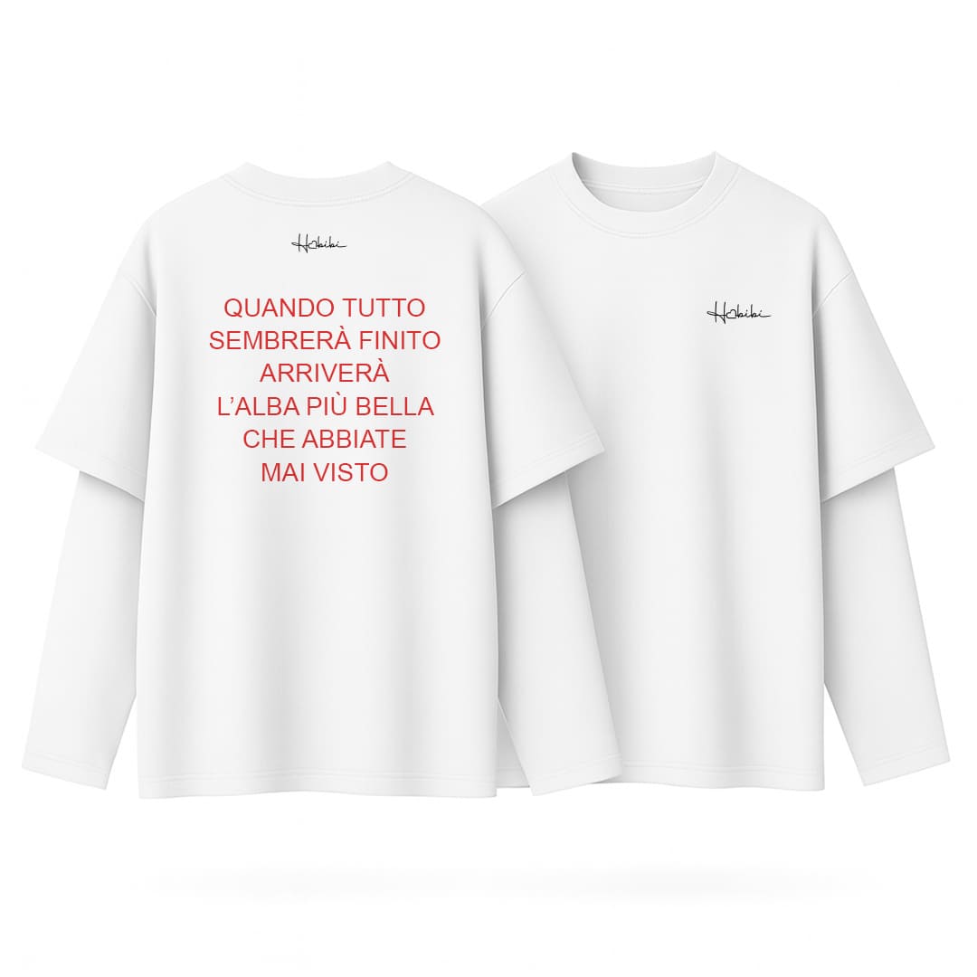 T-Shirt Over Long-Sleeve Alba
