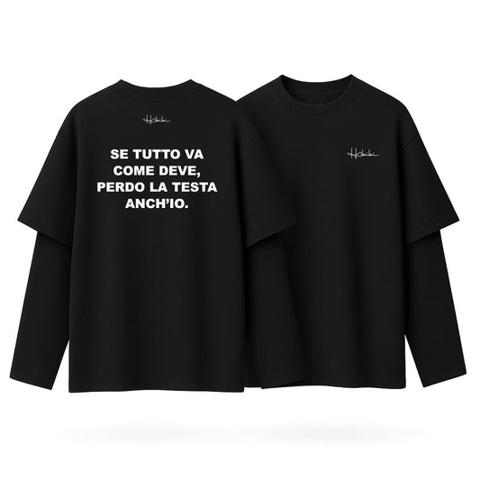T-Shirt Over Long-Sleeve Perdo la Testa