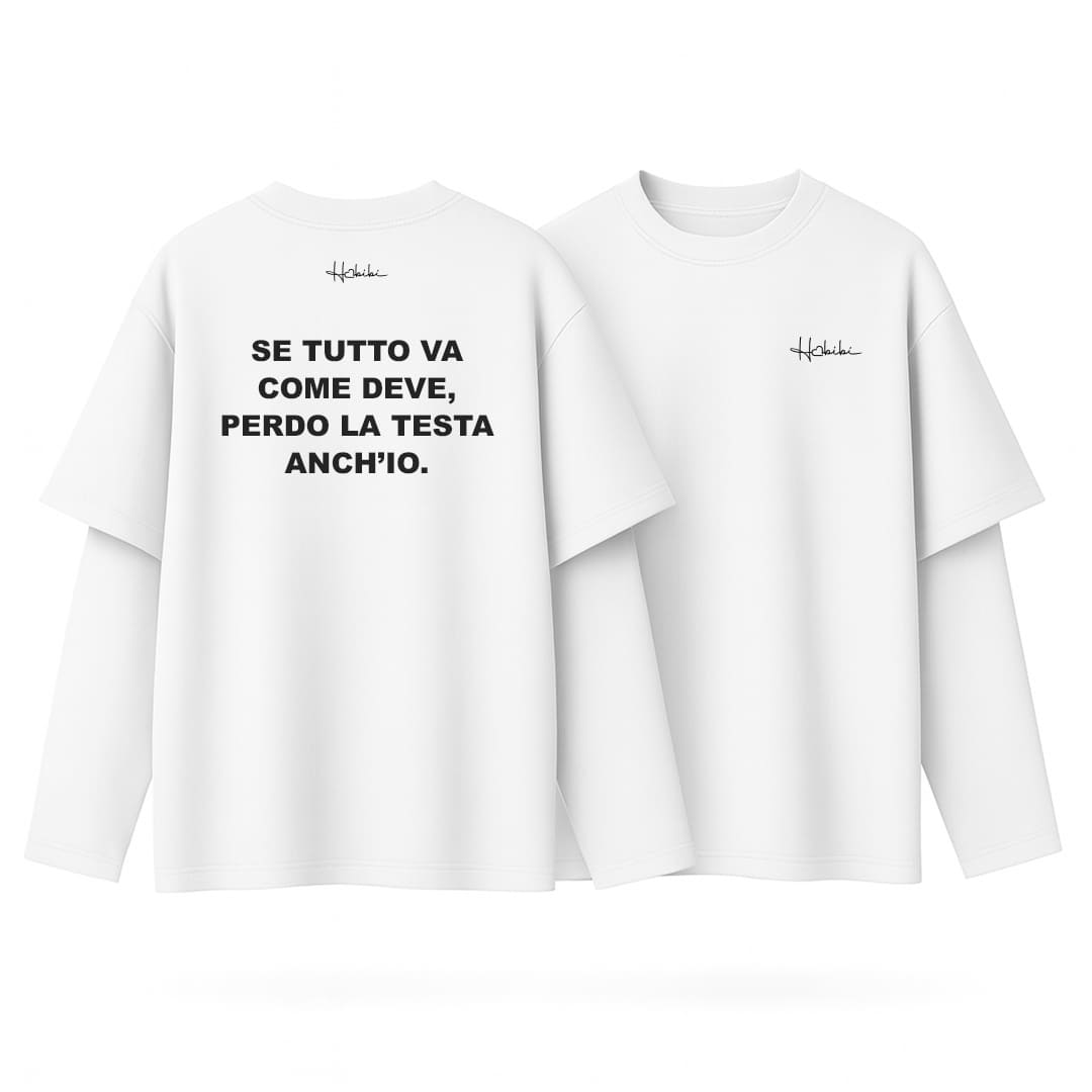 T-Shirt Over Long-Sleeve Perdo la Testa