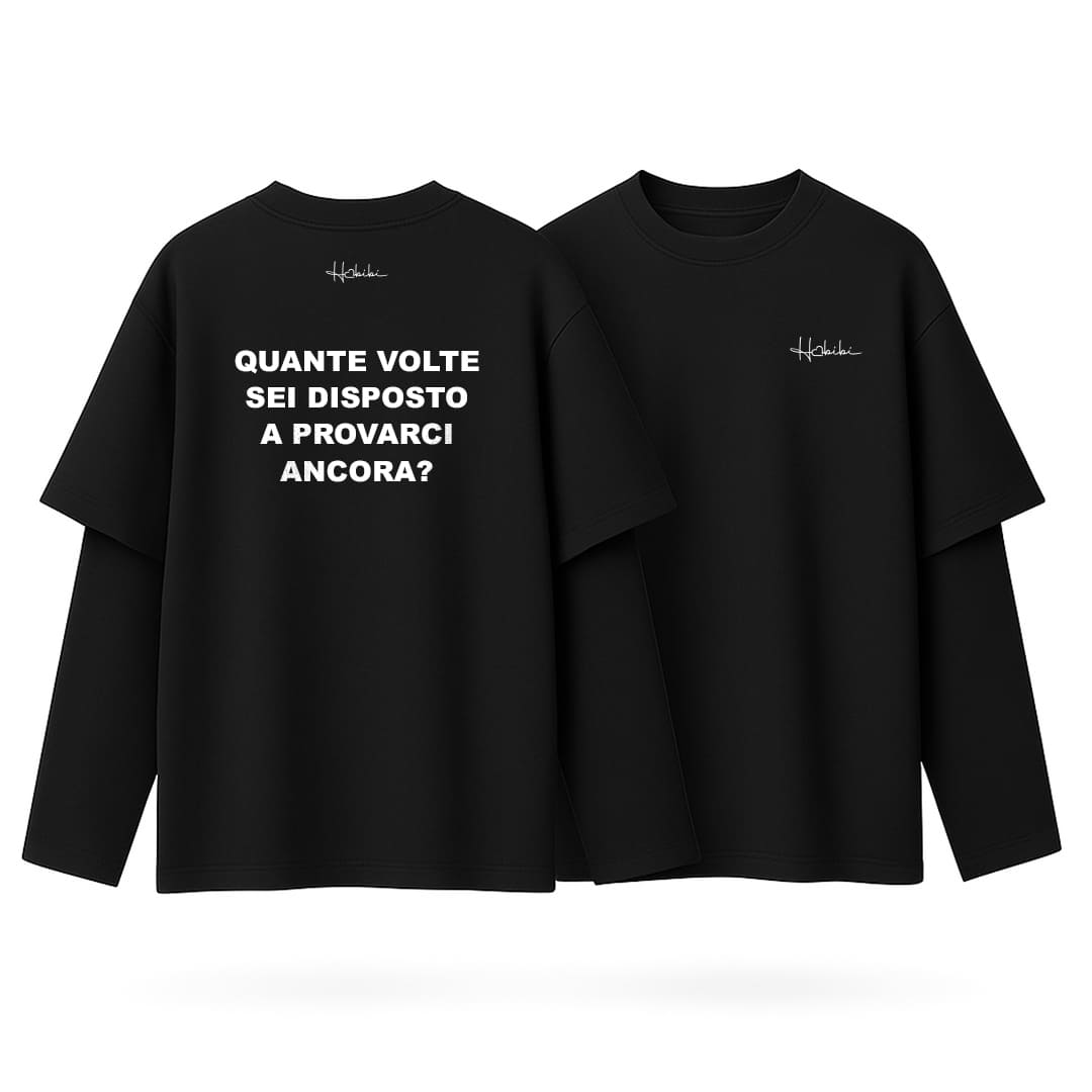 T-Shirt Over Long-Sleeve Provarci Ancora