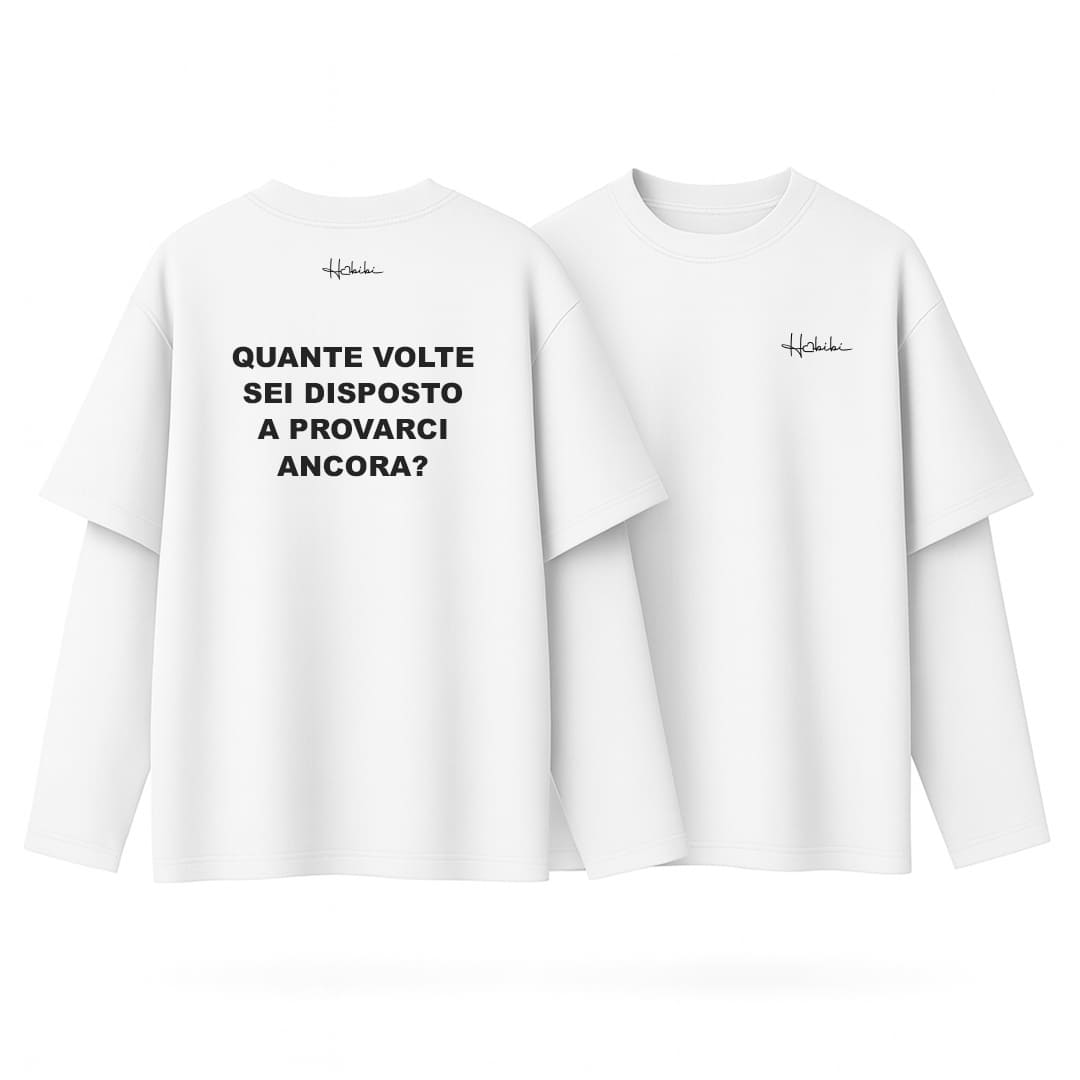 T-Shirt Over Long-Sleeve Provarci Ancora