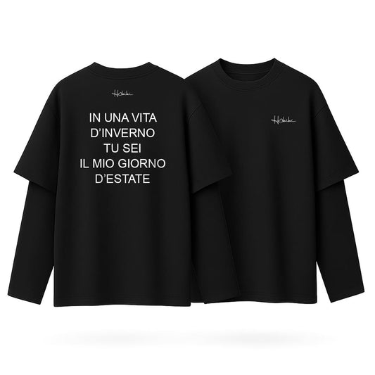 T-Shirt Over Long-Sleeve Giorno D'Estate