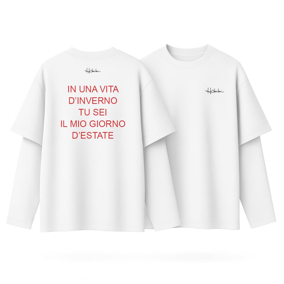 T-Shirt Over Long-Sleeve Giorno D'Estate