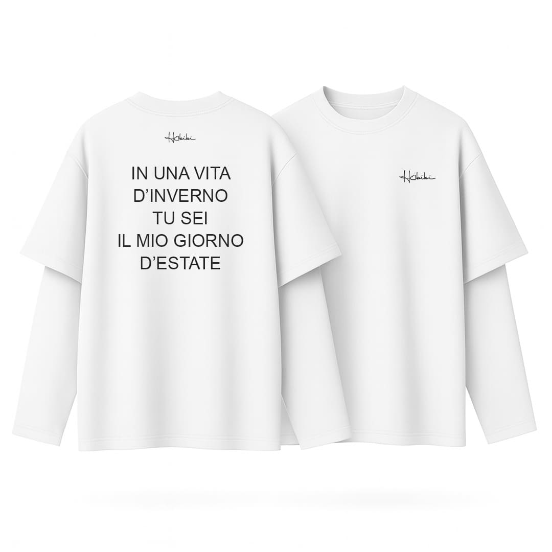 T-Shirt Over Long-Sleeve Giorno D'Estate
