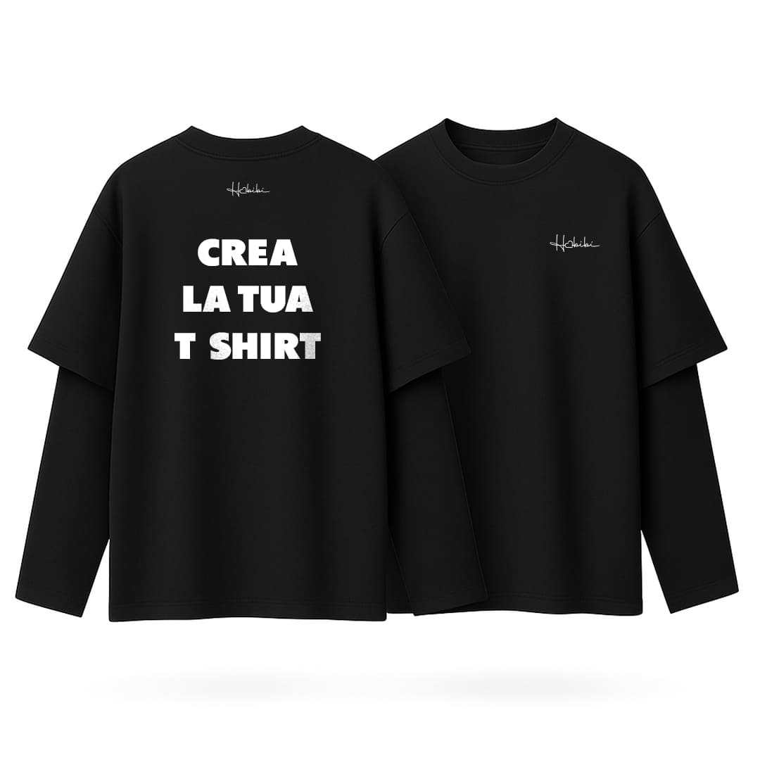 CREA LA TUA T-Shirt Over Long-Sleeve