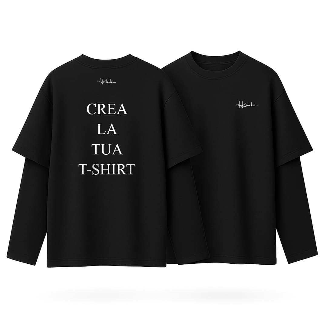 CREA LA TUA T-Shirt Over Long-Sleeve