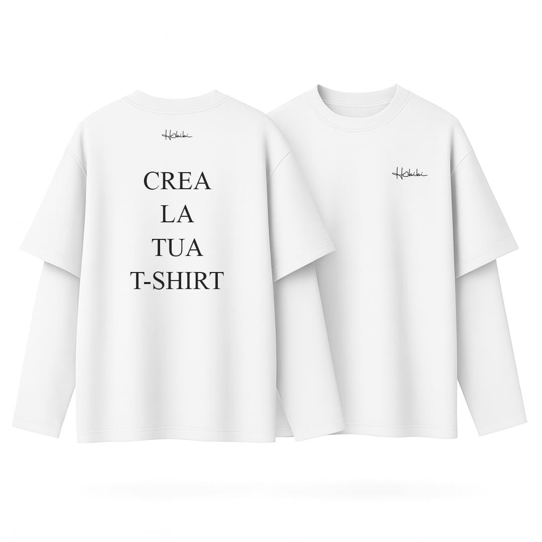 CREA LA TUA T-Shirt Over Long-Sleeve