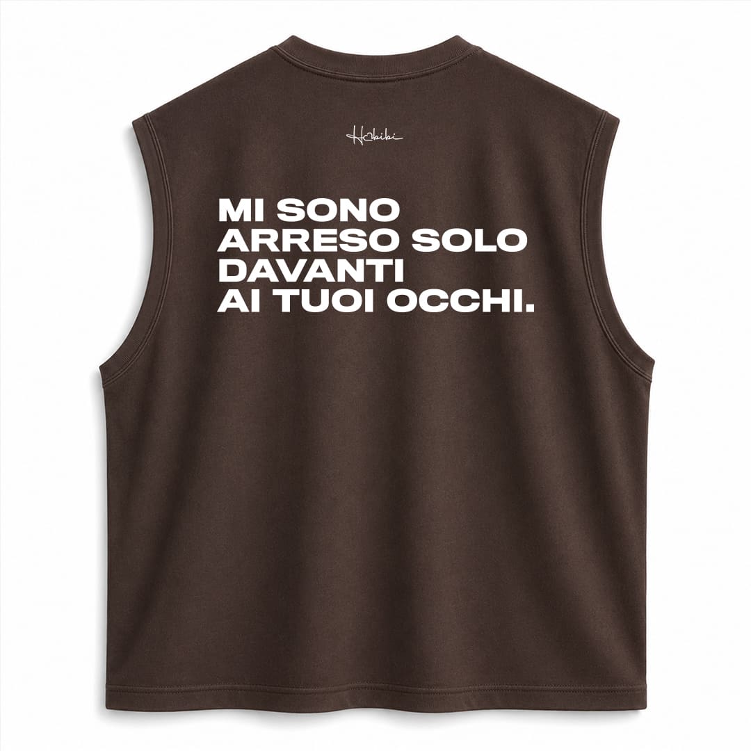 T-Shirt No Sleeve Club - Mi Sono Arreso