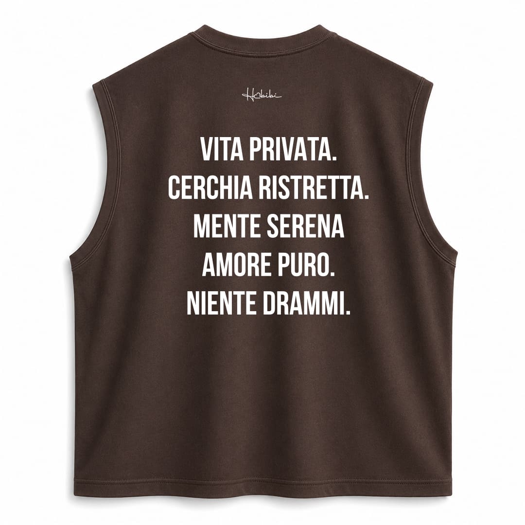 T-Shirt No Sleeve Club - No Drama