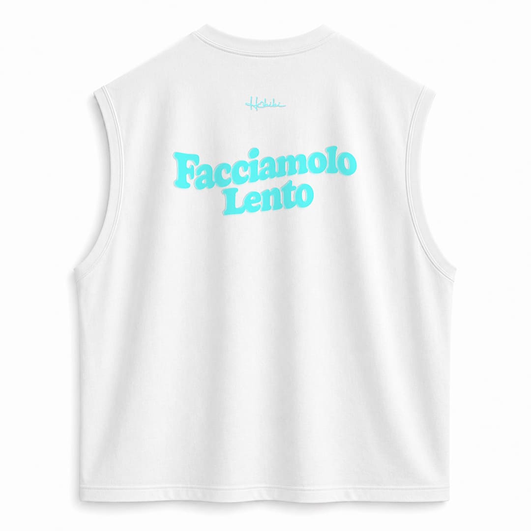 T-Shirt No Sleeve Club - Facciamolo Lento