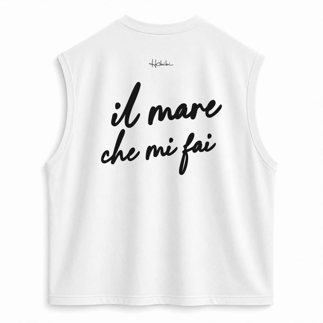 T-Shirt No Sleeve Club - Il Mare Che Mi Fai