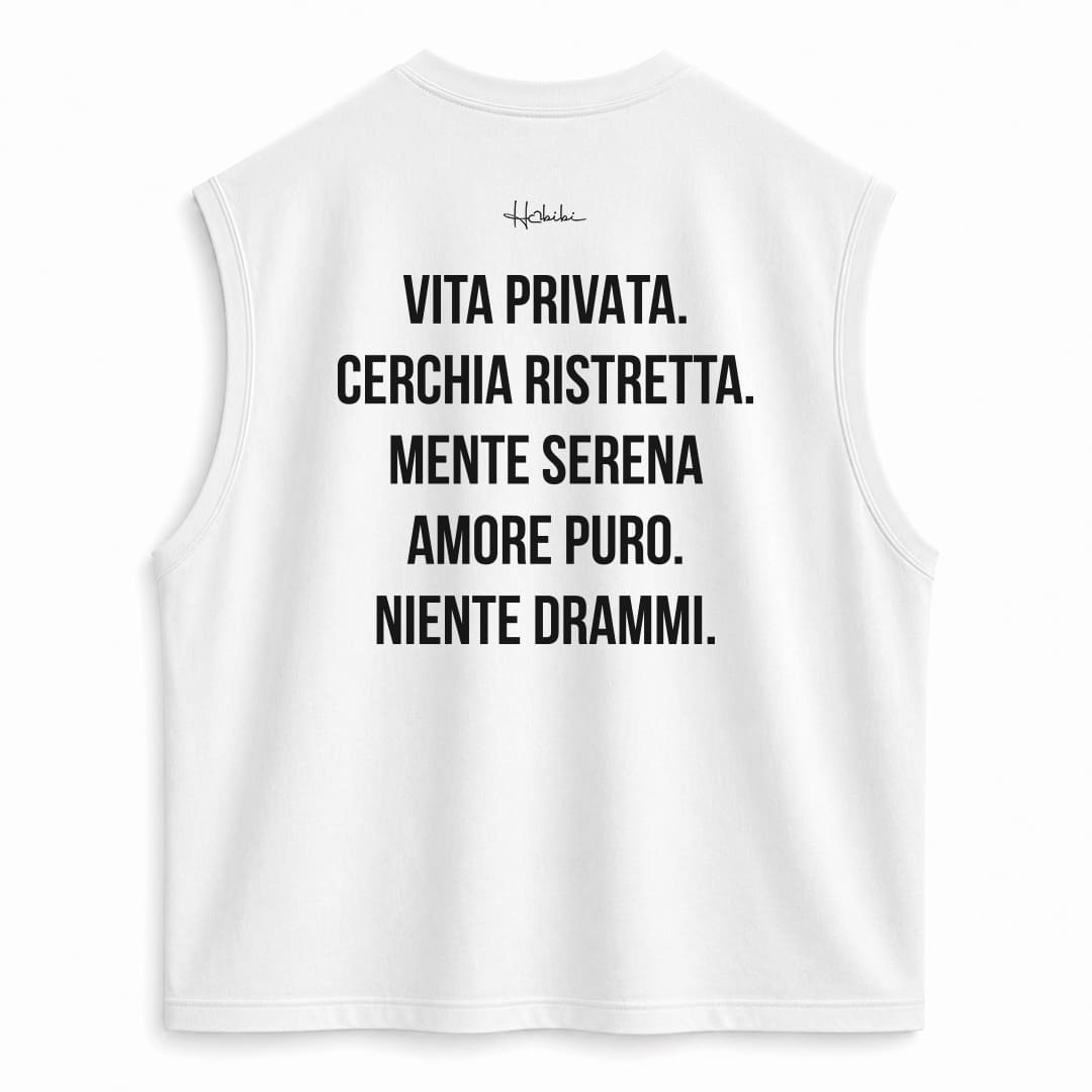 T-Shirt No Sleeve Club - No Drama