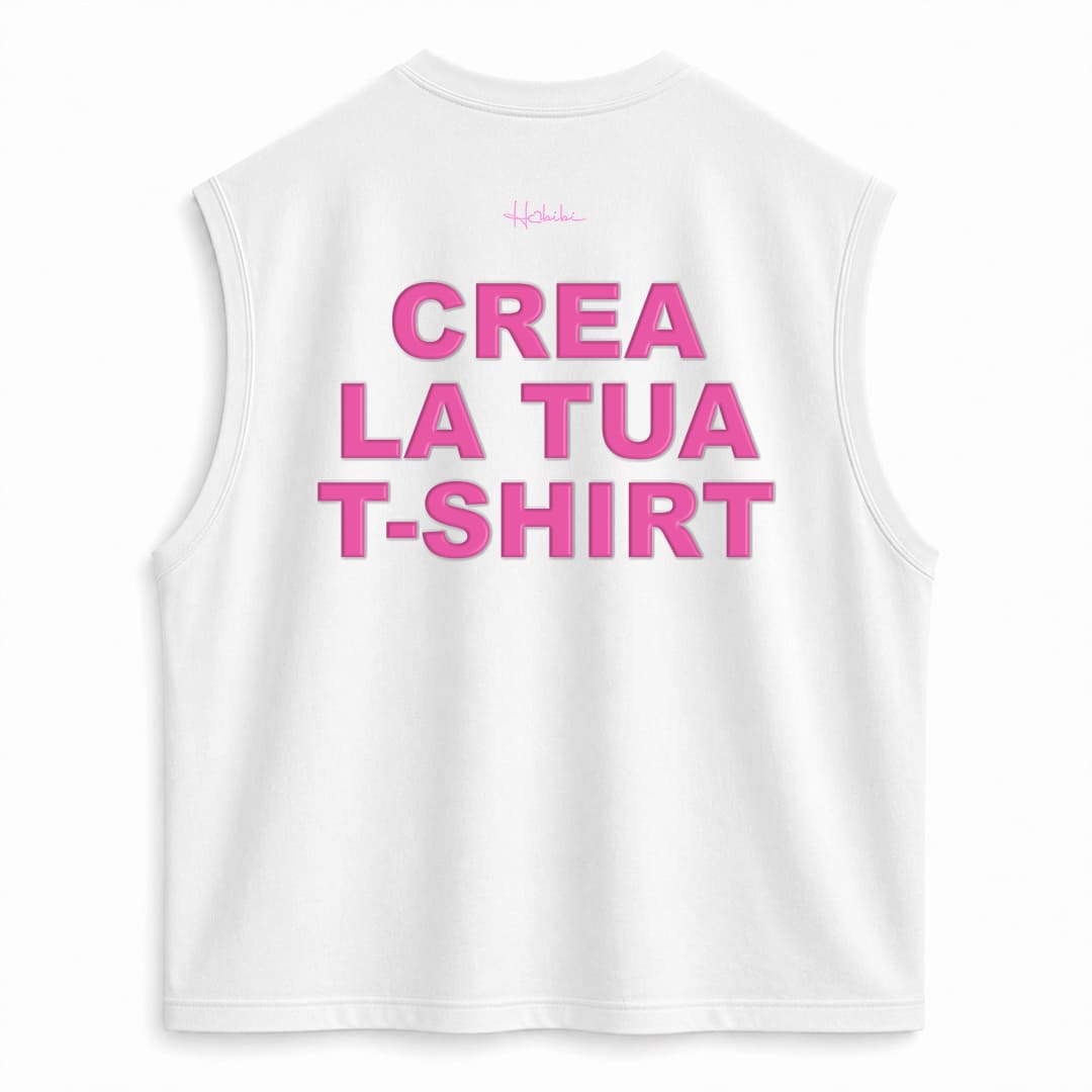 CREA LA TUA T-Shirt No Sleeve Club