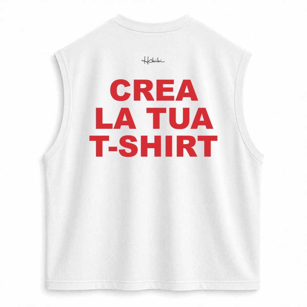 CREA LA TUA T-Shirt No Sleeve Club