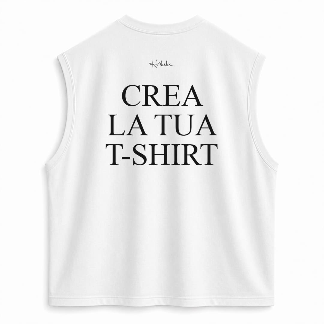 CREA LA TUA T-Shirt No Sleeve Club