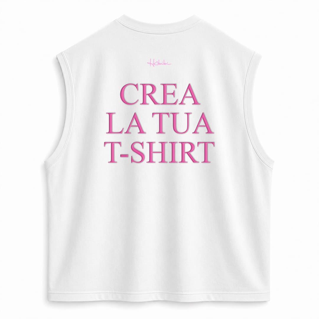 CREA LA TUA T-Shirt No Sleeve Club