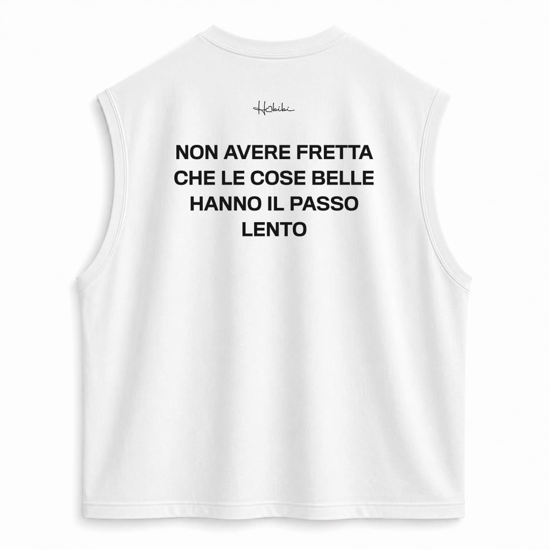 T-Shirt No Sleeve Club - Passo Lento