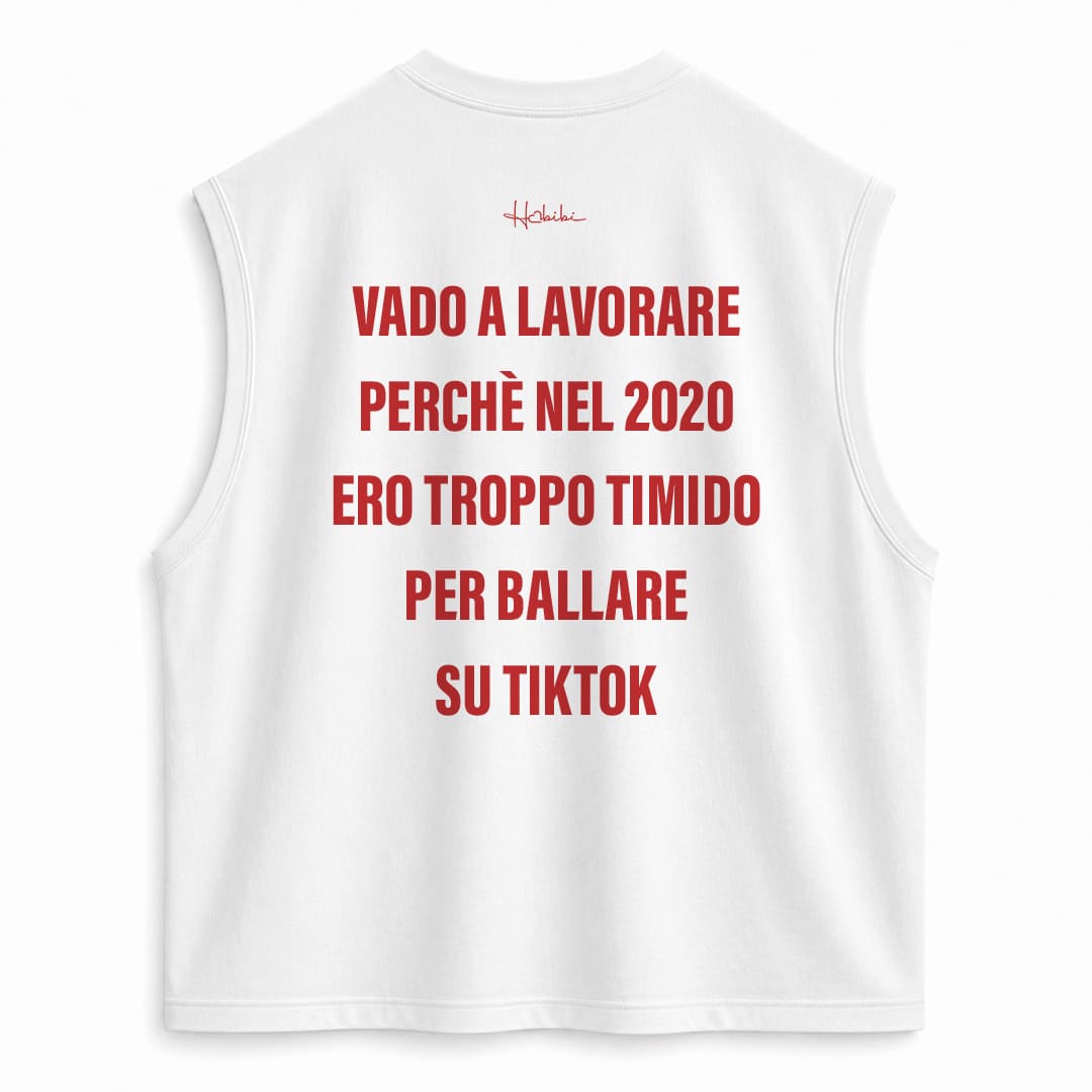 T-Shirt No Sleeve Club - Timido