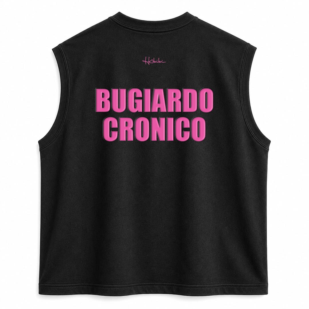 T-Shirt No Sleeve Club - Bugiardo Cronico