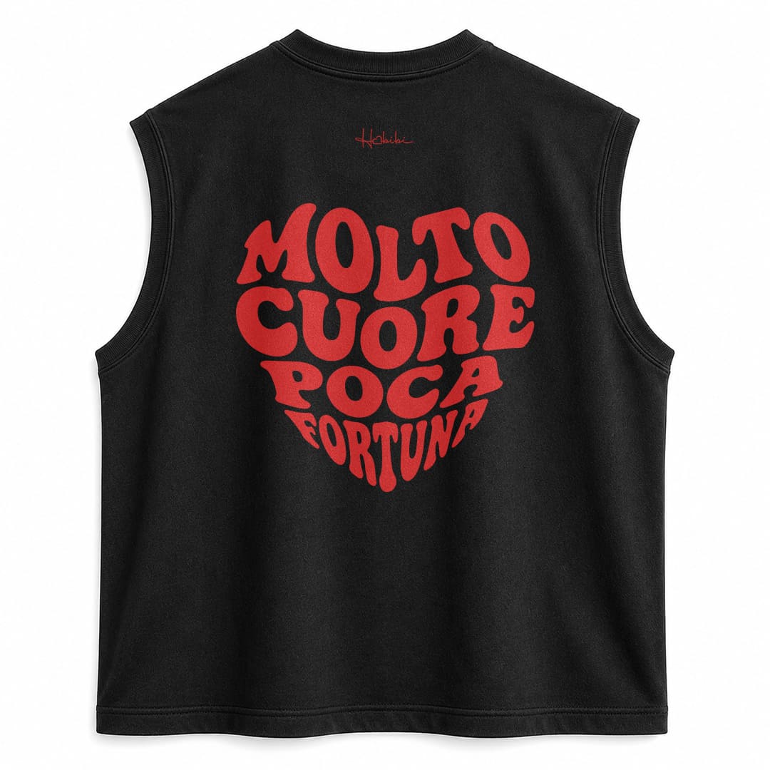 T-Shirt No Sleeve Club - Molto Cuore