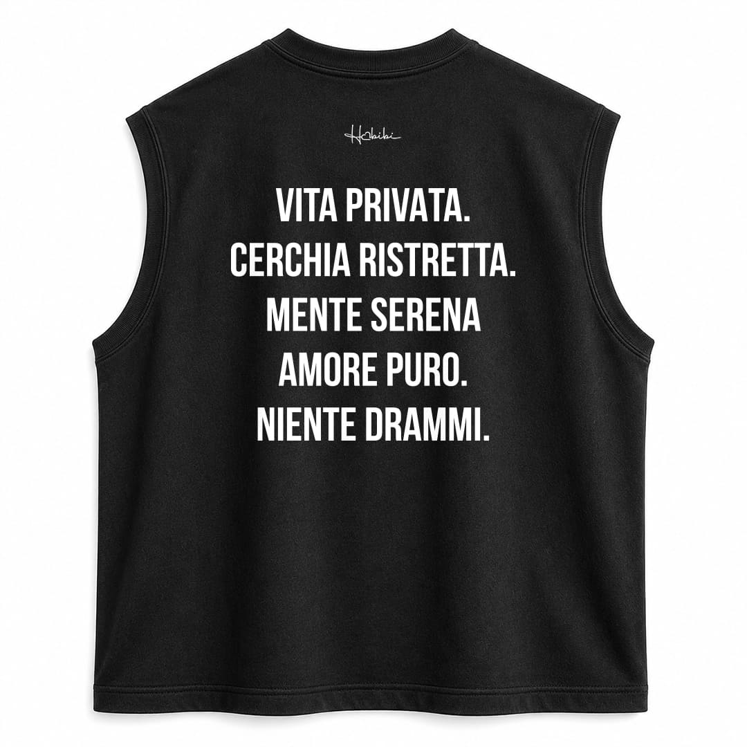 T-Shirt No Sleeve Club - No Drama