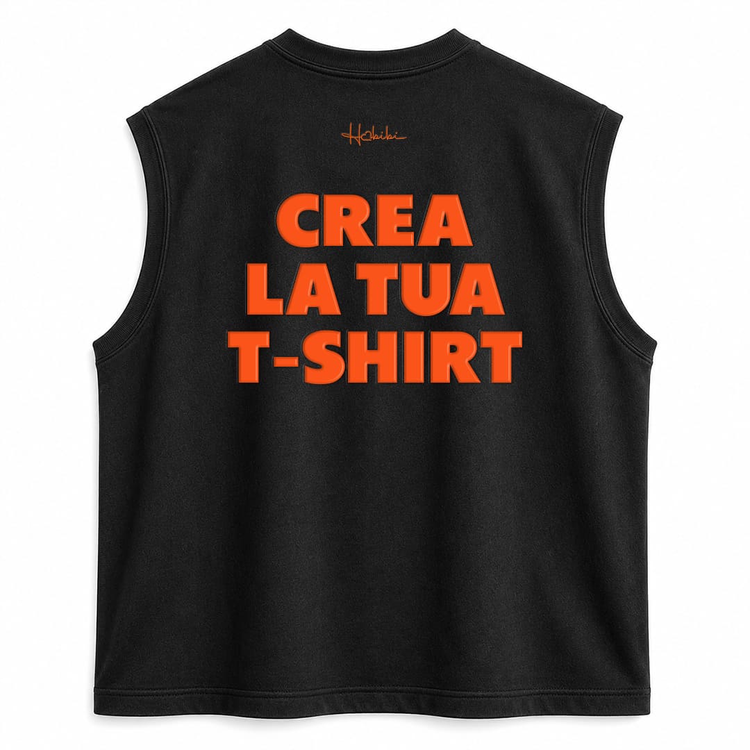 CREA LA TUA T-Shirt No Sleeve Club