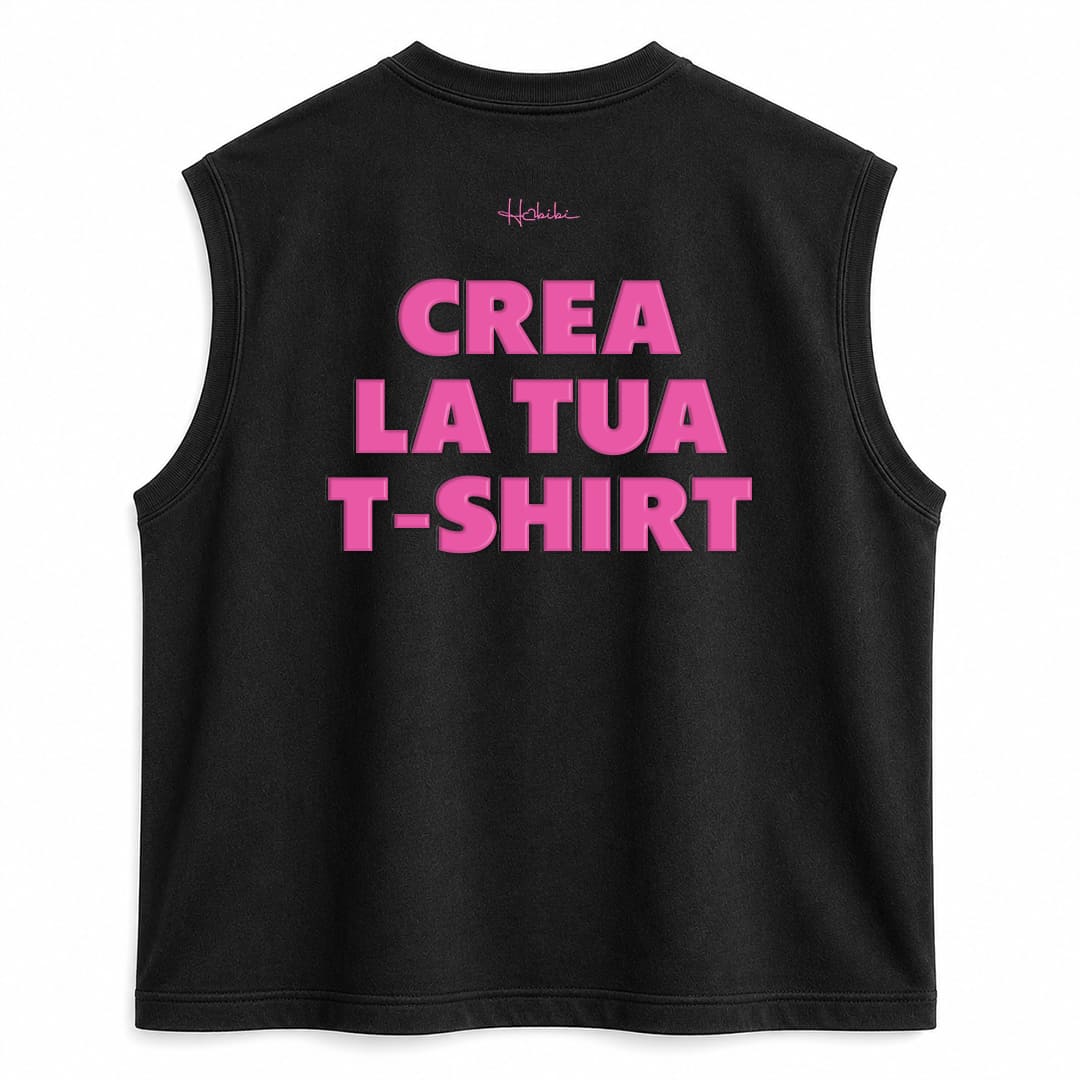CREA LA TUA T-Shirt No Sleeve Club